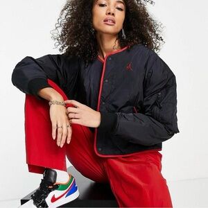 NWT Black/Red Nike Reversible Women's Jacket Small